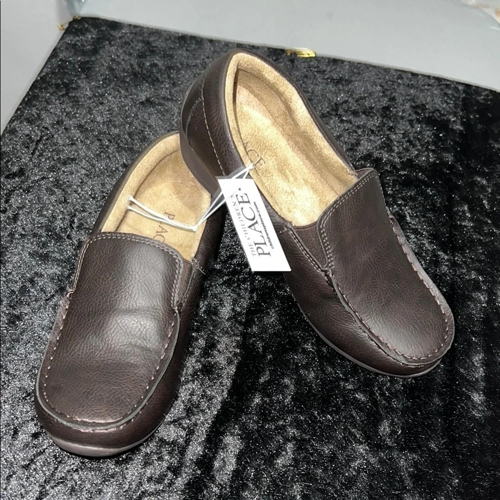 NWT The Children's Place Brown Moccasin Slip-On Shoes $20
